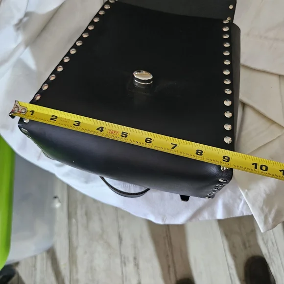 Vintage Harley-Davidson Studded Leather Mini Backpack USA Made Black - Picture 11 of 17